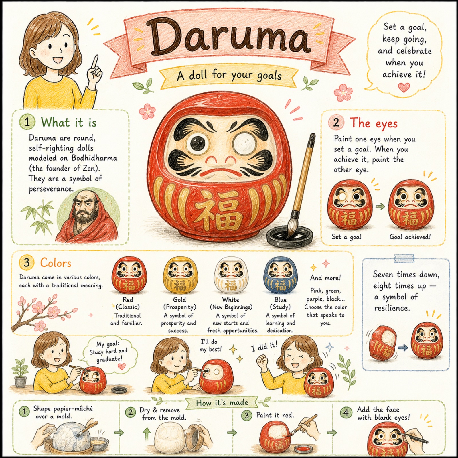 Daruma: The Meaning, History, and How to Use Japan's Wish-Making Doll