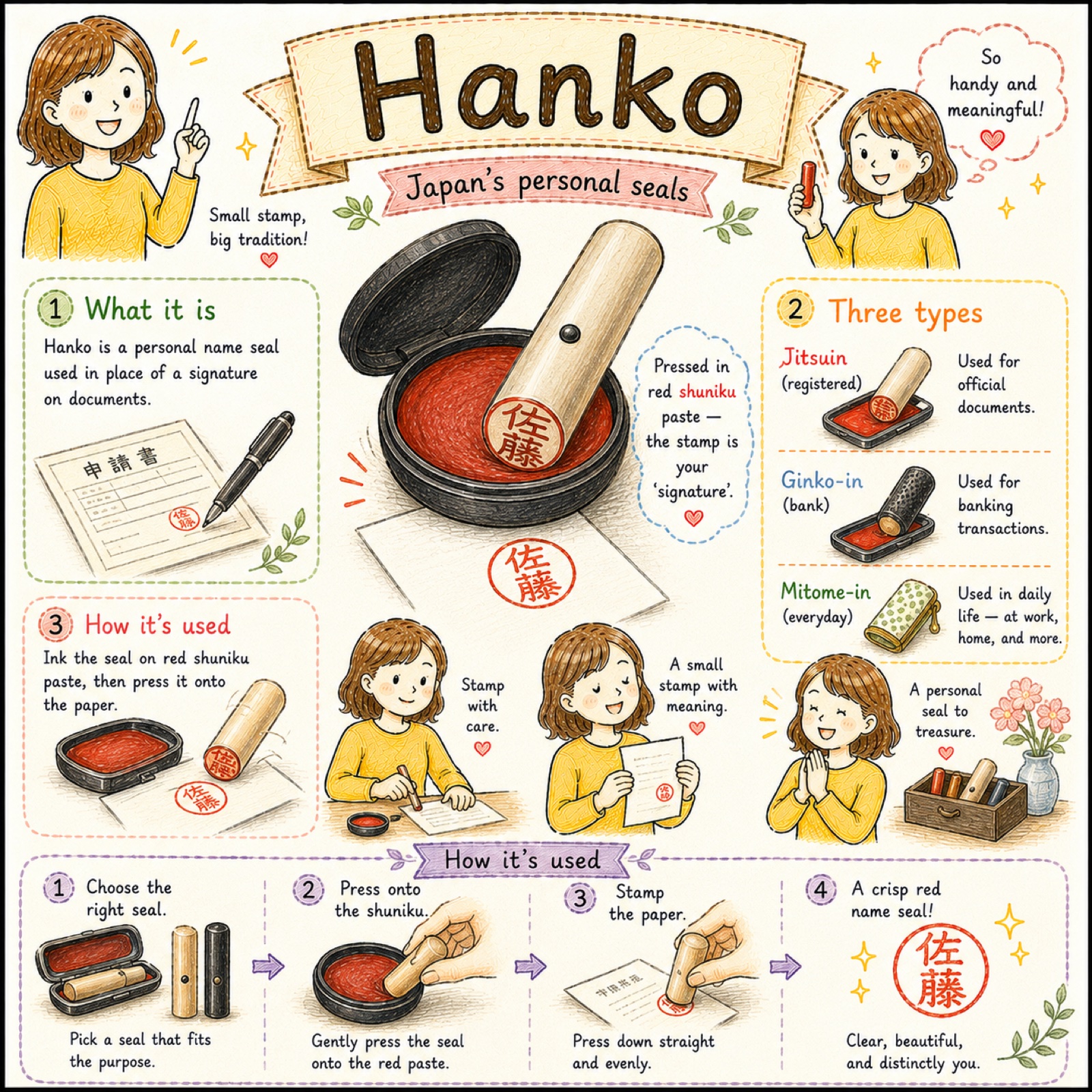 Hanko: Japan's Personal Seals, Their Types, and How They're Used